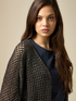 Oversized lurex cardigan image number 2