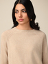 Maglia girocollo misto cashmere image number 2