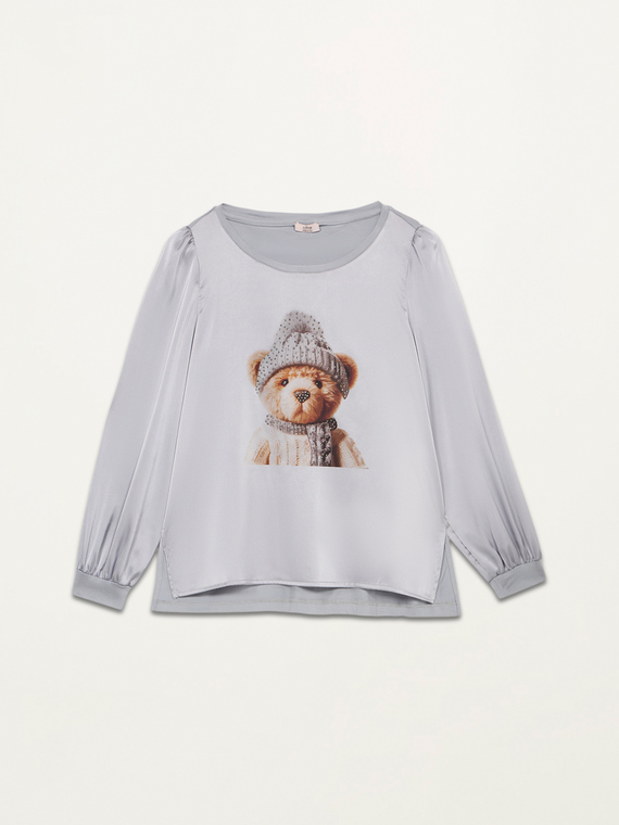 Long-sleeved T-shirt with print