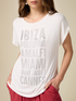 T-shirt con applicazione lettering image number 2