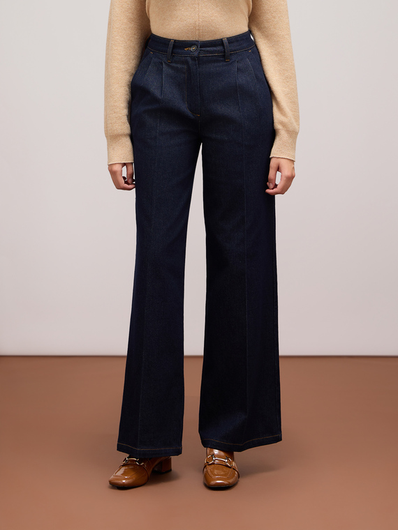 Jeans sartoriale wide leg