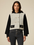 Giacca boxy in maglia misto lana image number 0