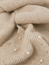 Sciarpa in maglia con perle image number 1