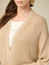 Cardigan over in filato lurex image number 3