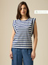 eco-friendly striped T-shirt image number 0