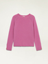 Maglia girocollo misto cashmere image number 3