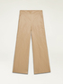 Pantaloni wide leg in tessuto stropicciato image number 4