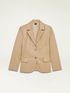 Blazer in tessuto stropicciato image number 3