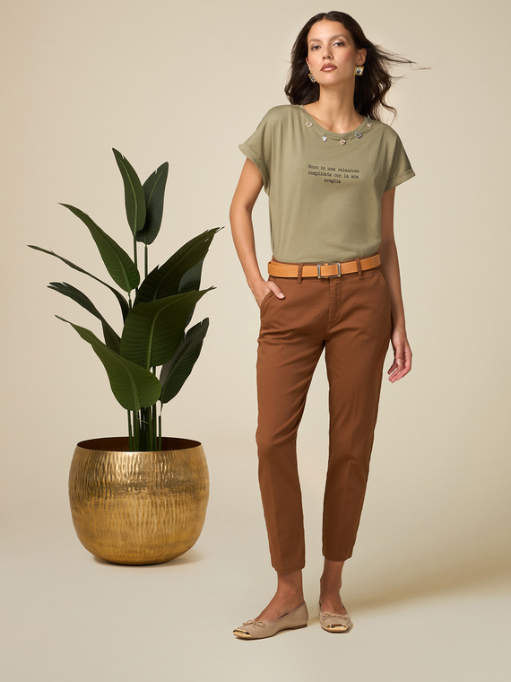 Cotton cargo chinos