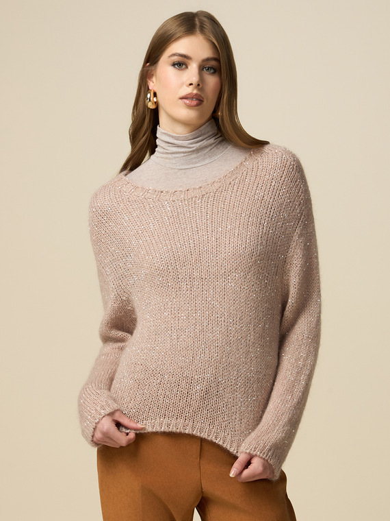 Maglia misto mohair