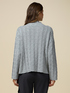 Maglia misto cashmere a trecce image number 1