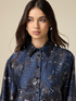 Floral satin shirt image number 2