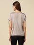 Blusa in raso con castoni image number 1