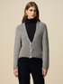 Cardigan misto mohair con bottoni gioiello image number 0