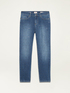 Jeans skinny con borchie applicate image number 4