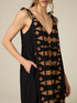 Long cotton dress with embroidery image number 2