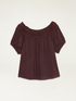 T-shirt con bordo in macramé image number 3