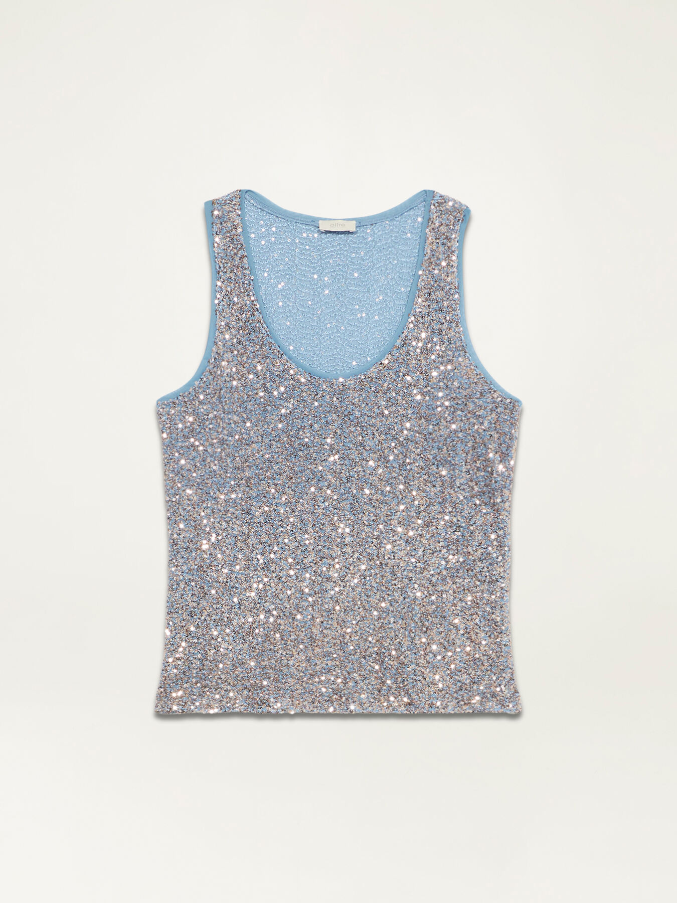 Top full paillettes image number 0