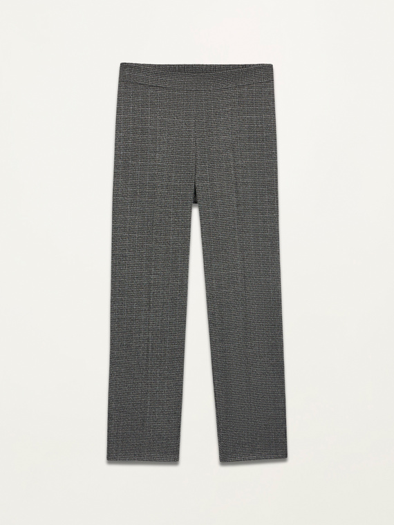 Pantaloni lurex jacquard