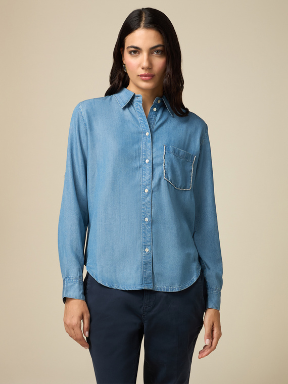 Camicia in tencel