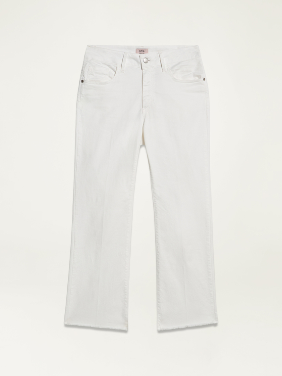Little Flare trousers in cotton drill