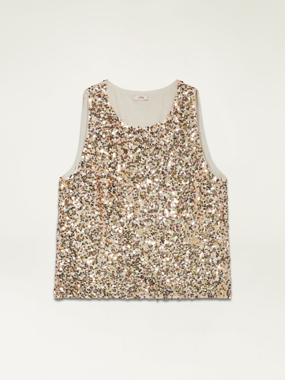 Top full paillettes