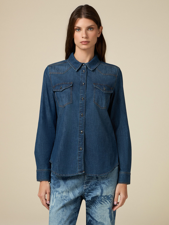 Chemise en denim