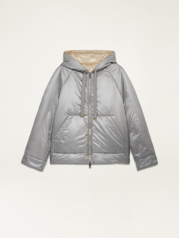 Lightweight down jacket with hood