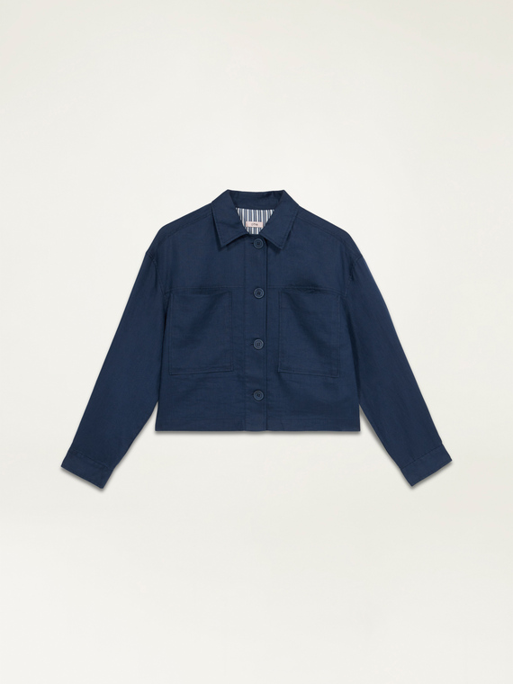 Boxy linen shirt