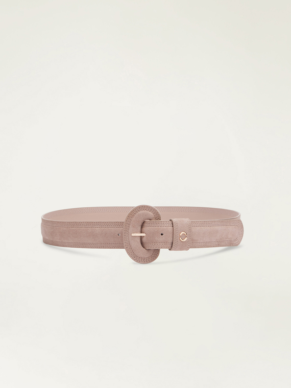 Suede belt